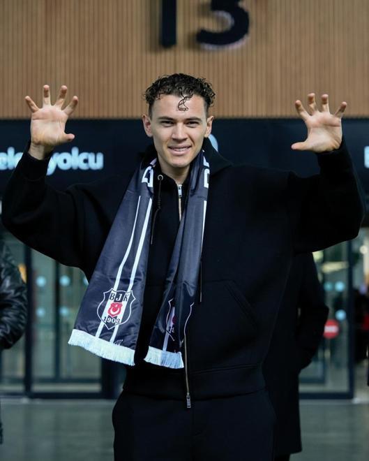 Beşiktaş’ın yeni transferi İstanbul’da İlk fotoğraf geldi