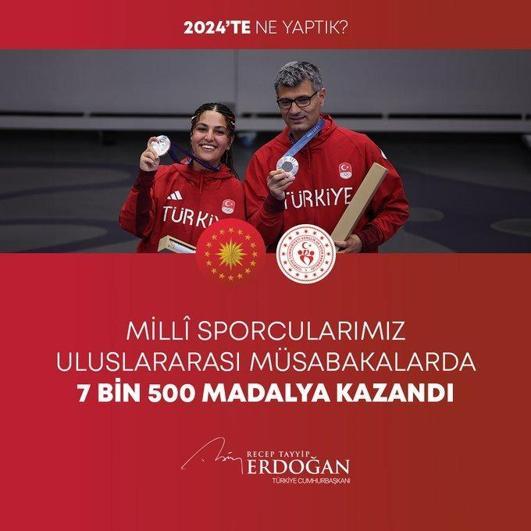 2024te neler yapıldı Cumhurbaşkanı Erdoğan madde madde paylaştı