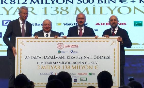 Bakan Karaismailoğlu duyurdu 2 milyar 138 milyon euroluk ödeme gerçekleştirildi