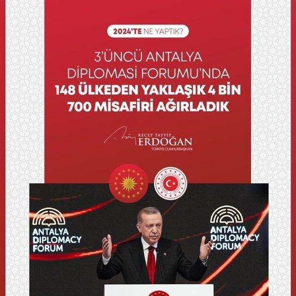 2024te neler yapıldı Cumhurbaşkanı Erdoğan madde madde paylaştı