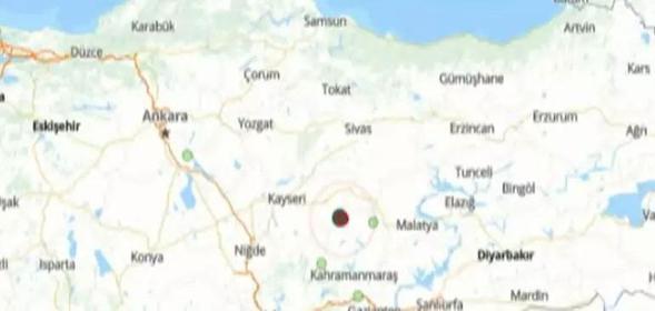 Kayseri’de korkutan deprem