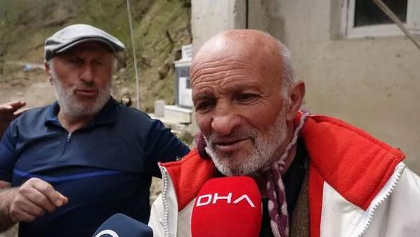 Trabzonda korkutan heyelan Canımızı son anda kurtardık