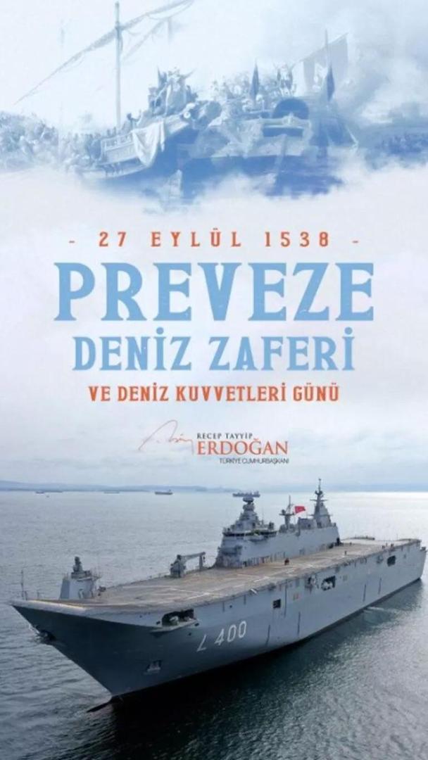 Cumhurbaşkanı Erdoğandan Preveze Deniz Zaferi mesajı