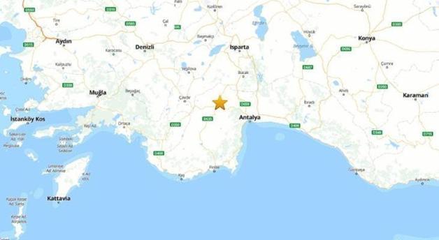 AFAD duyurdu Antalya’da korkutan deprem