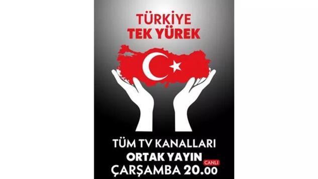 Türkiye Tek Yürek olacak Haydi Türkiye ekran başına