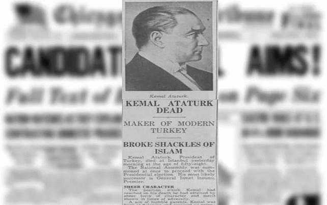 Atatürkün cenaze töreninde gizli ziyaretçi detayı Kılık değiştirip dua etmiş...