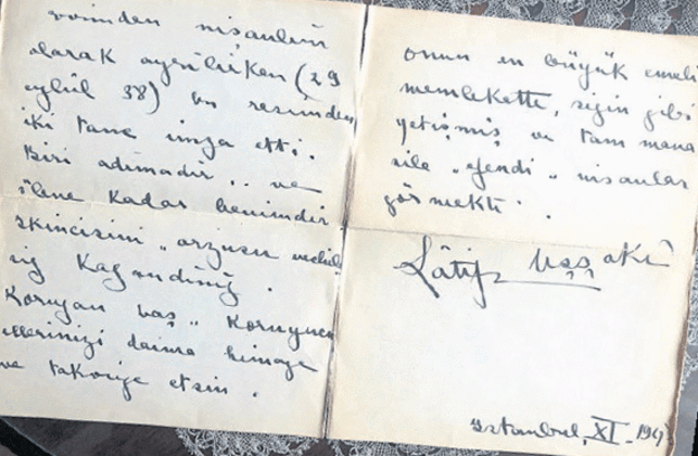 Latife Hanımın Hayatının Sırrı 100 yıl sonra ortaya çıktı, Atatürkün fotoğrafa düştüğü not...