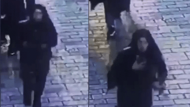 Taksimi kana bulayan hain yakalandı Teröristin kaçış anı kamerada