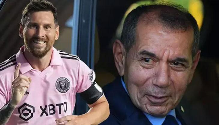 Galatasaray Başkanı Dursun Özbek'ten Messi yanıtı! 'Çıtayı çok yükselttik'