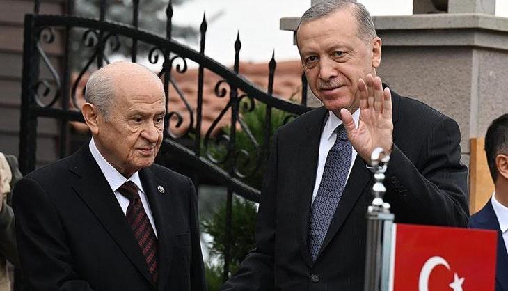 Cumhurbaşkanı Erdoğan, MHP lideri Devlet Bahçeli'yi kabul etti