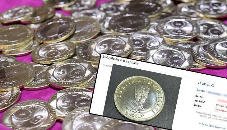 Darphanede 100. yıl hatırası olarak basılmıştı! Şimdi servet değerinde, koleksiyonculara satılıyor