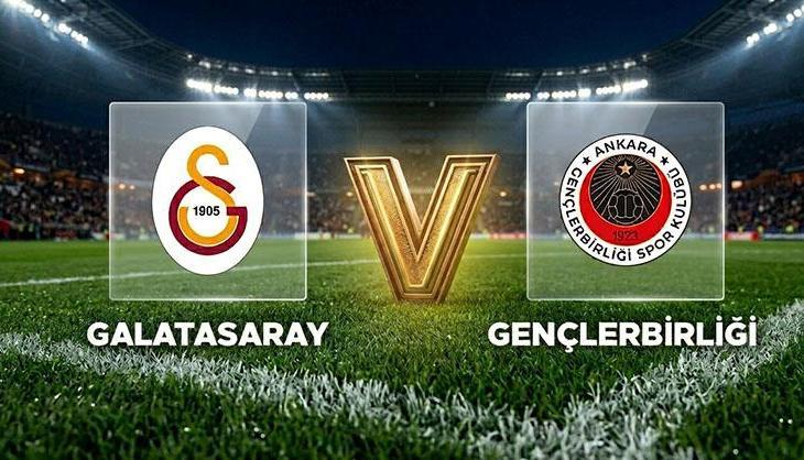 Türkiye Kupası'nda Galatasaray-Gençlerbirliği maçı! İlk düdük geldi