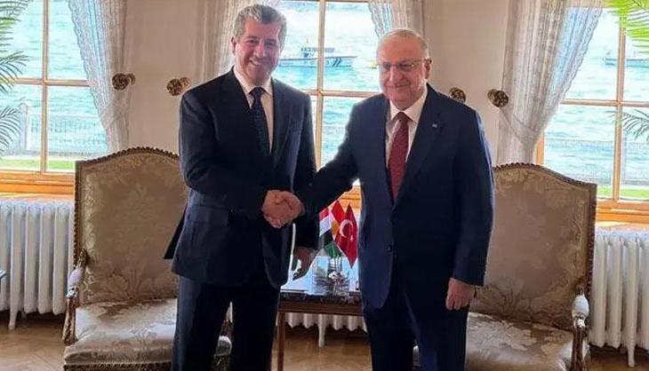 Milli Savunma Bakanı Güler, IKBY Başbakanı Mesrur Barzani ile görüştü