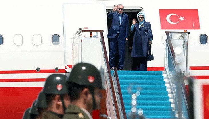 Cumhurbaşkanı Erdoğan, Kazakistan'a gitti! Asya’da dev stratejik ortaklık zirvesi