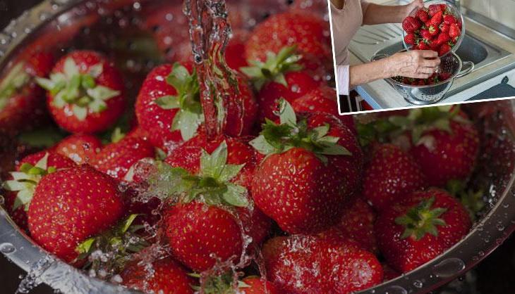 Çileği sakın sirkeli suda bekletmeyin! Meğer yıllardır şifa niyetine pestisit tüketiyormuşuz