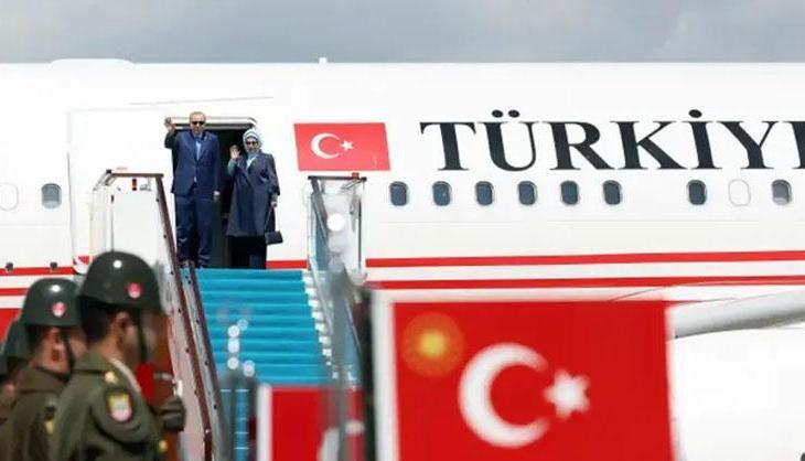 Cumhurbaşkanı Erdoğan, Kazakistan'daki temaslarının ardından yurda döndü