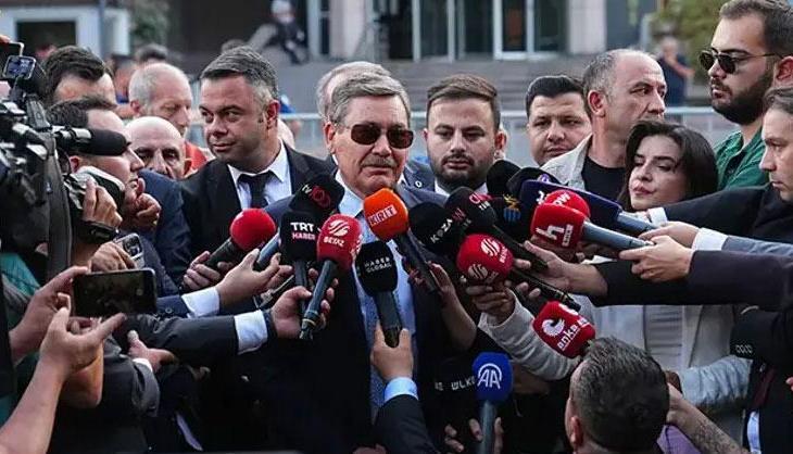 Melih Gökçek'in oğlu Ahmet Gökçek ve gelini Hülya Gökçek ifade için adliyede
