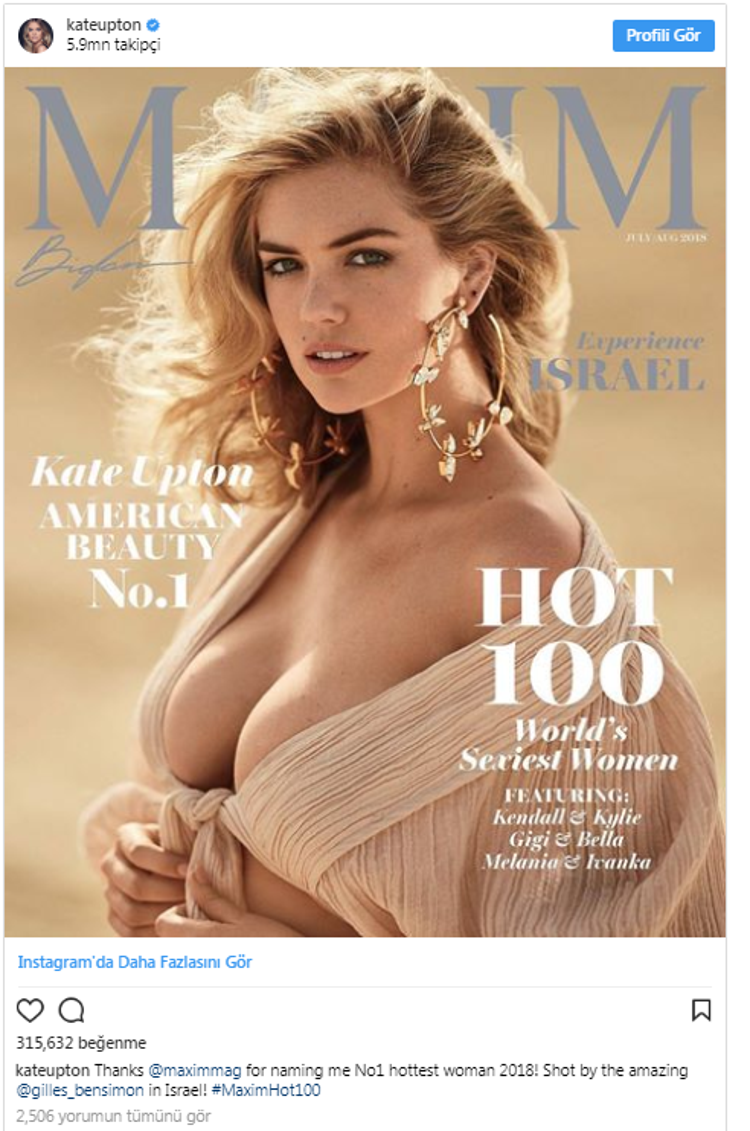 Maxim Dergisine göre dünyanın en seksi 100 kadını