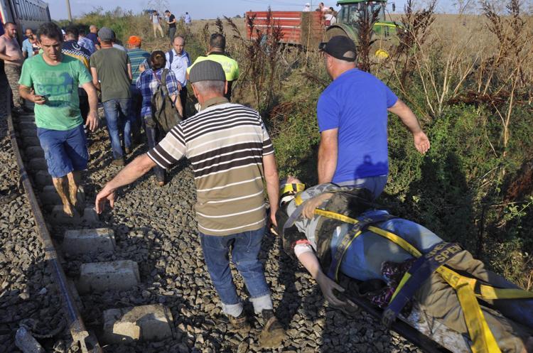 Tekirdağ Çorludaki tren kazasından görüntüler