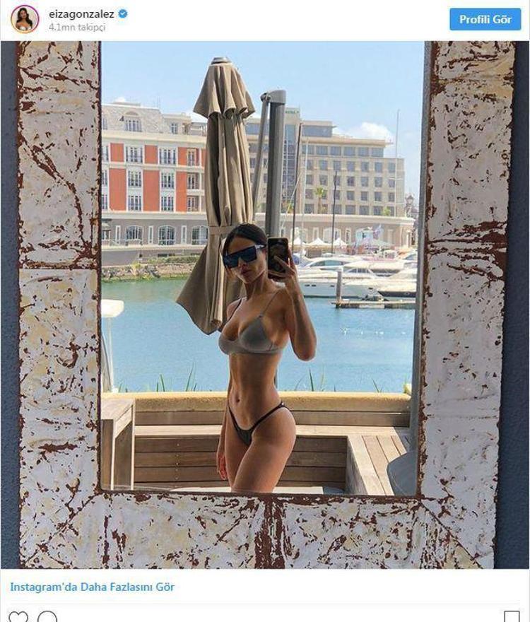 Eiza Gonzalez çekimler bitince hemen denize koştu