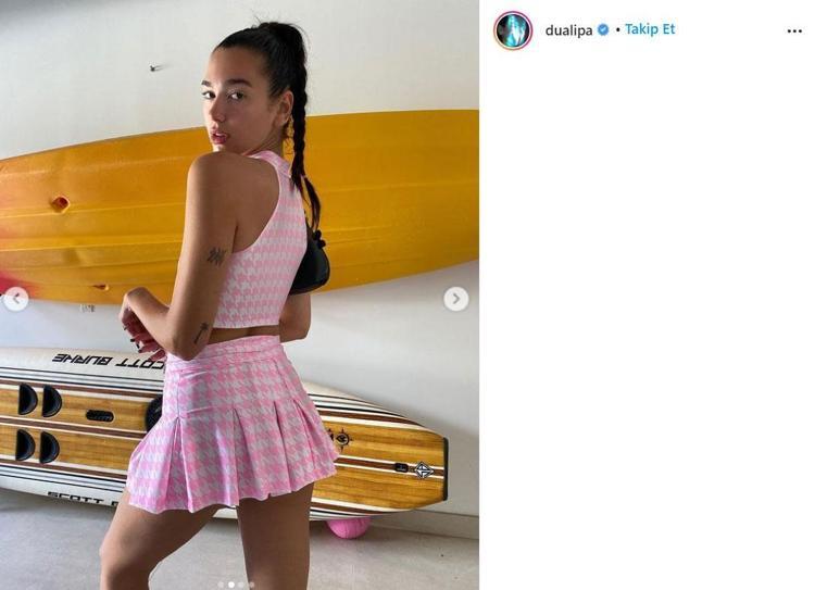 Dua Lipanın tenis ilhamı