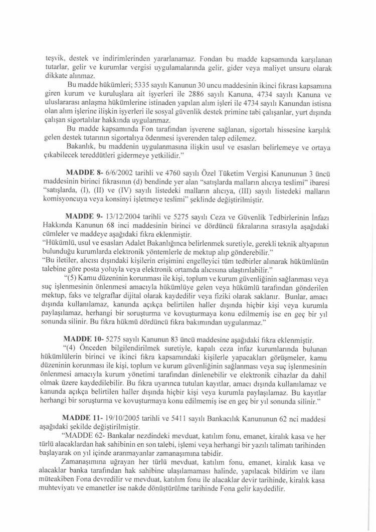 Bankacılık Kanunu’nda değişiklik