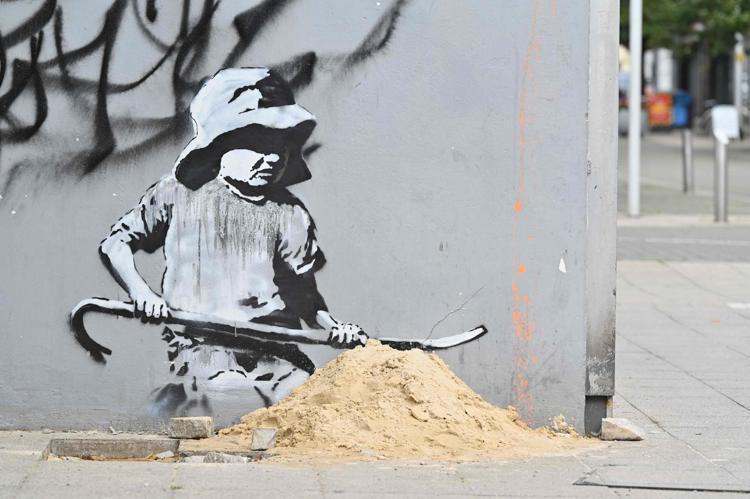 İngilterede Banksy bereketi