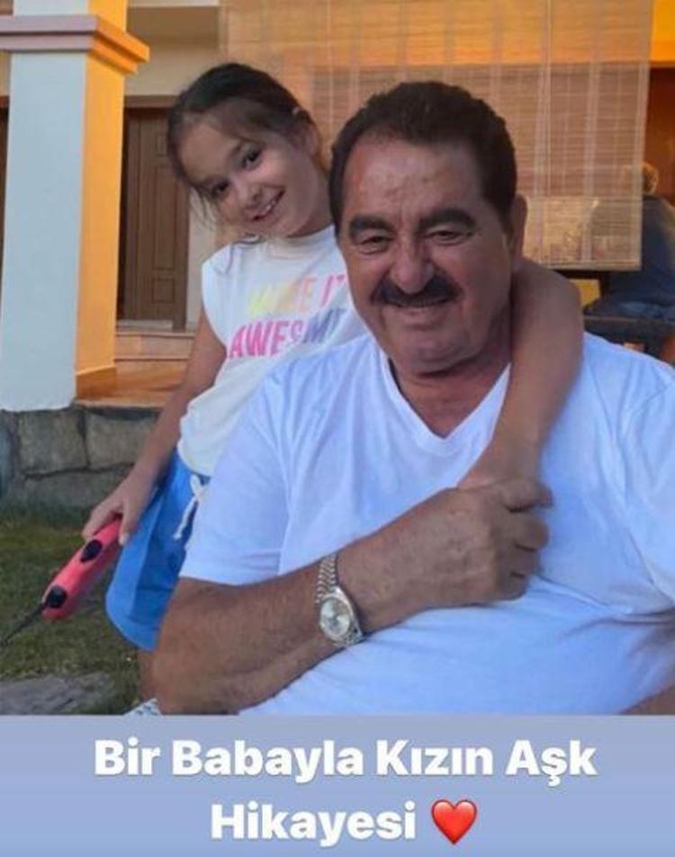İbrahim Tatlıses kızıyla olan fotoğrafını paylaştı