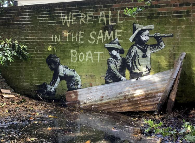 İngilterede Banksy bereketi