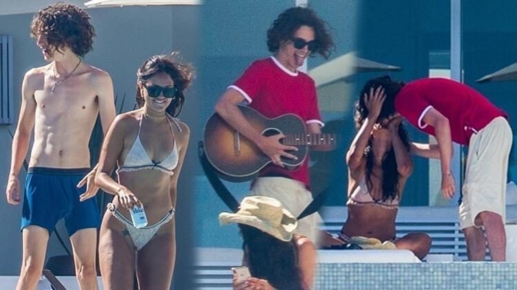 Timothee Chalamet, sevgilisine serenat yaptı