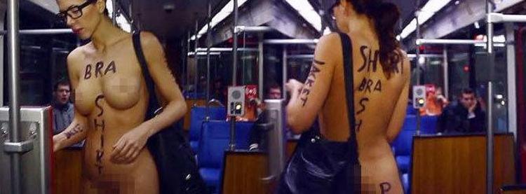 Metrobüste çıplak var