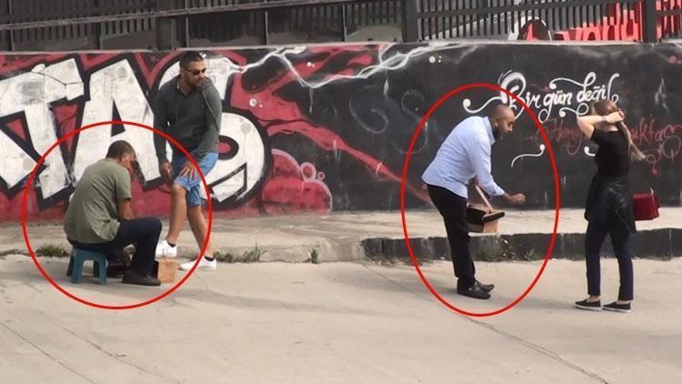 İstanbul’da turistlere fırçalı tuzak O anlar kamerada…
