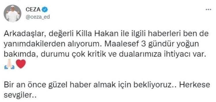 Cezadan Killa Hakan paylaşımı