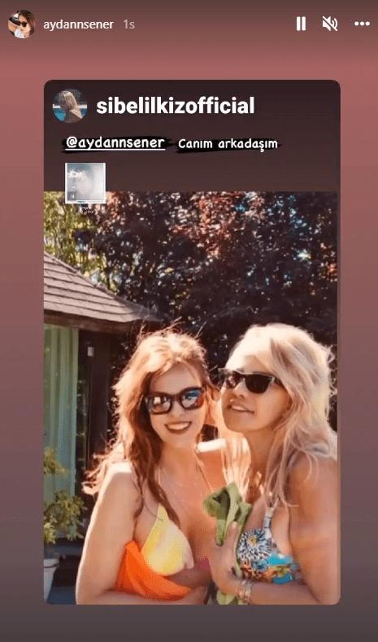 Aydan Şenerin bikinili pozu sosyal medyayı salladı