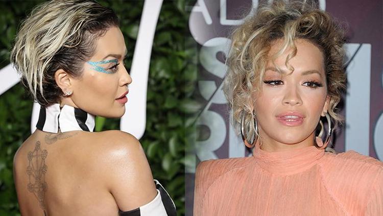 Rita Ora kısa saç modelleri