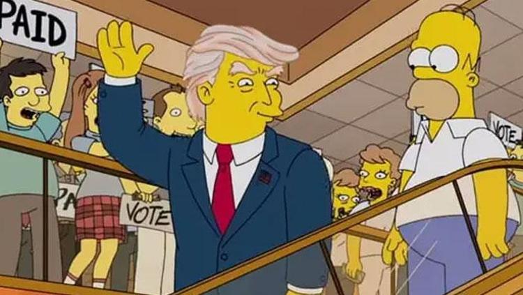 2015 yılından bildiler... Simpsonların Trump kehaneti gerçekleşti