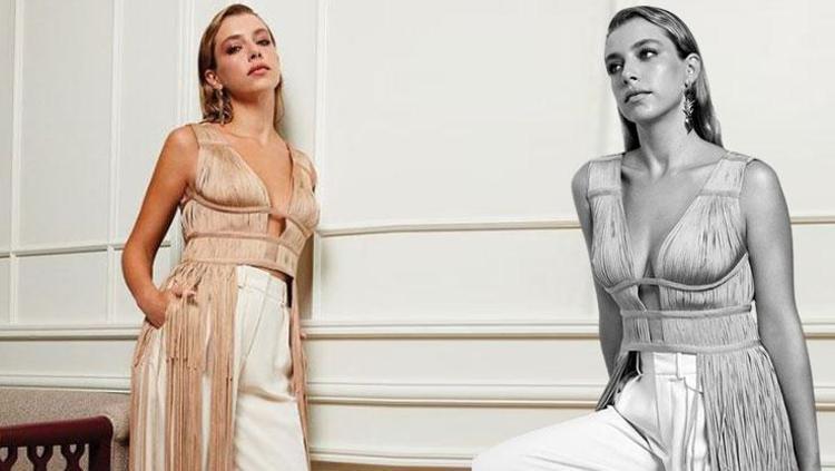 Gamze Erçel kardeşi Hande Erçelin doğum gününü bornozlu fotoğraflarıyla kutladı