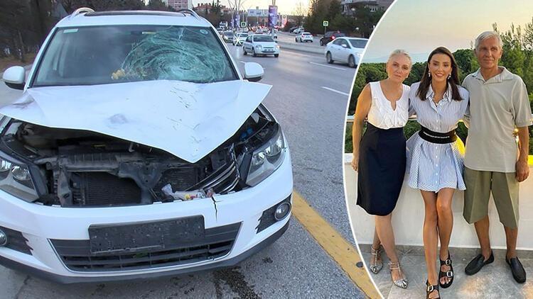 Özge Ulusoyun babası son yolculuğuna uğurlandı