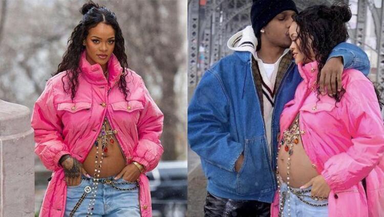 Rihanna bebeğini ilk kez paylaştı