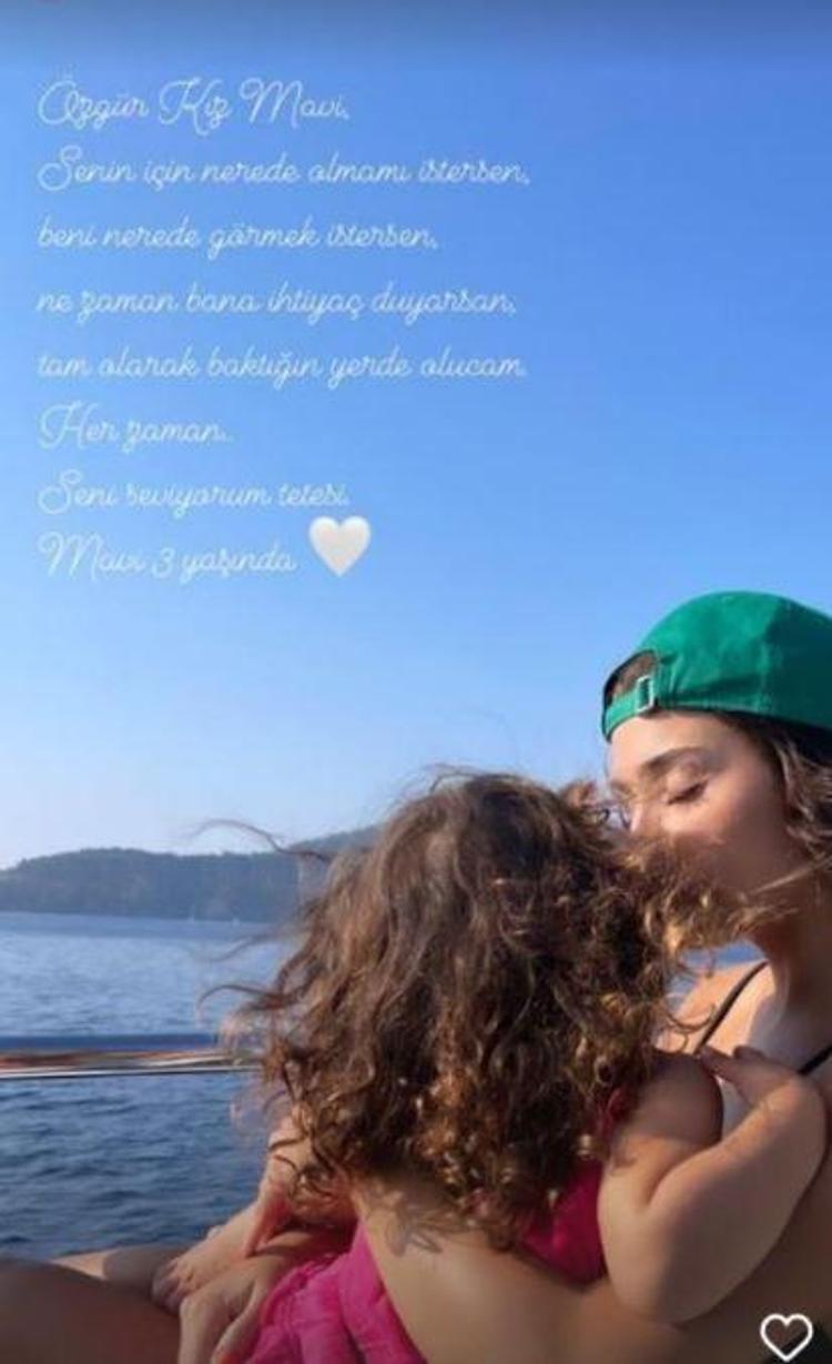 Hande Erçelden duygusal paylaşım