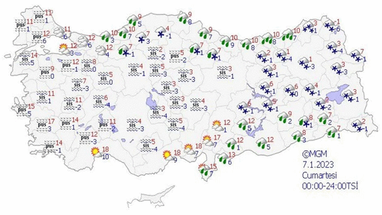 DOĞU KARADENİZ İÇİN KUVVETLİ YAĞIŞ UYARISI