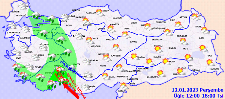 İŞTE BUGÜNÜN HAVA DURUM RAPORU