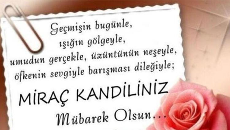 Miraç Kandili ve Cuma mesajları 2023 En güzel, resimli, kısa ve uzun Cuma ve kandil mesajları