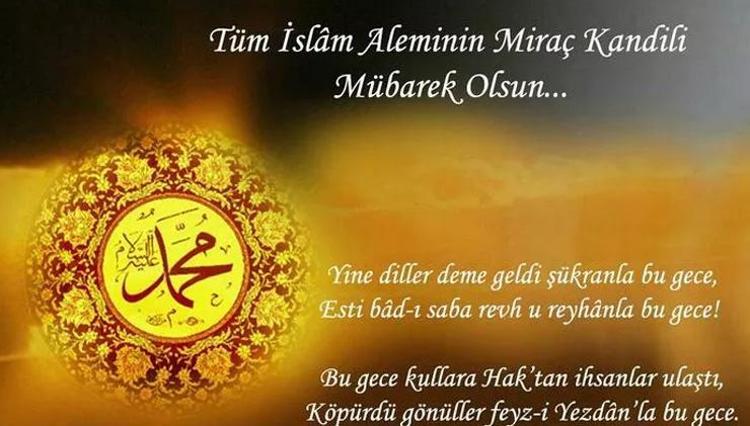 Miraç Kandili ve Cuma mesajları 2023 En güzel, resimli, kısa ve uzun Cuma ve kandil mesajları