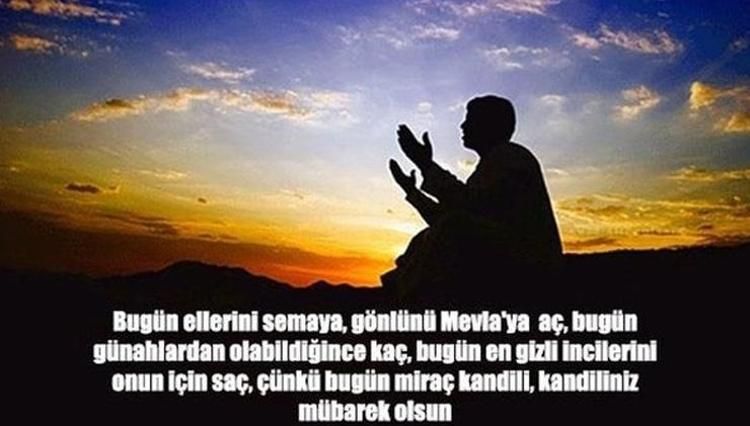 Miraç Kandili ve Cuma mesajları 2023 En güzel, resimli, kısa ve uzun Cuma ve kandil mesajları
