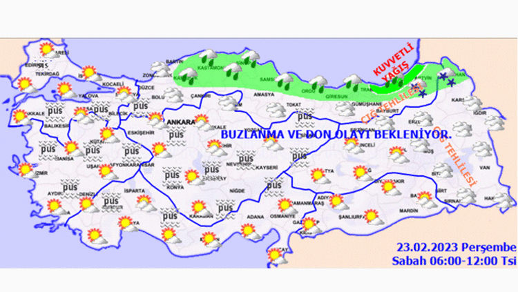 Yoğun kar yağışı geliyor Uyarı geldi, cuma gününe kadar sürecek