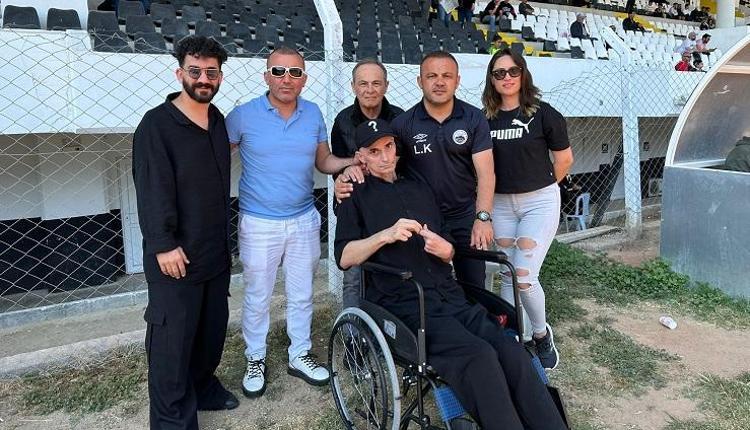 Sağlık sorunları yaşayan eski futbolcu Ersen Martin, Kuşadasısporun maçını izledi