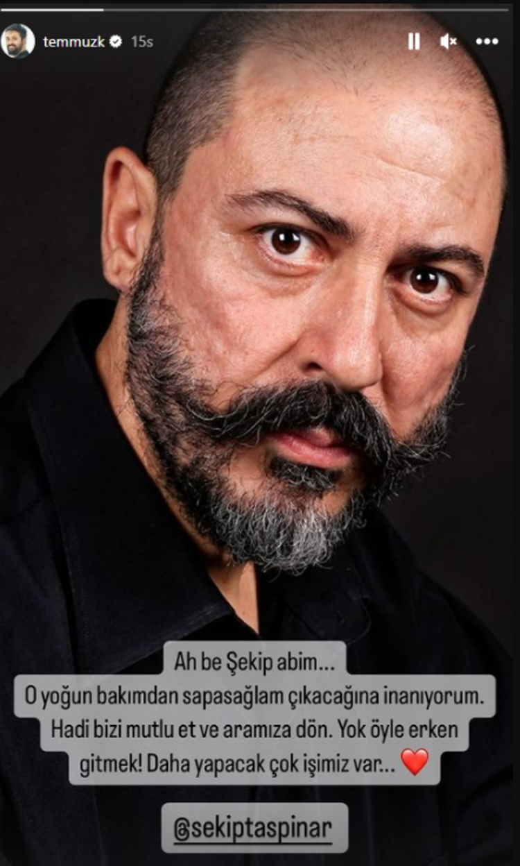 Kurtlar Vadisi Pusu oyuncusu Şekip Taşpınar, alkol zehirlenmesi nedeniyle yoğun bakıma alındı
