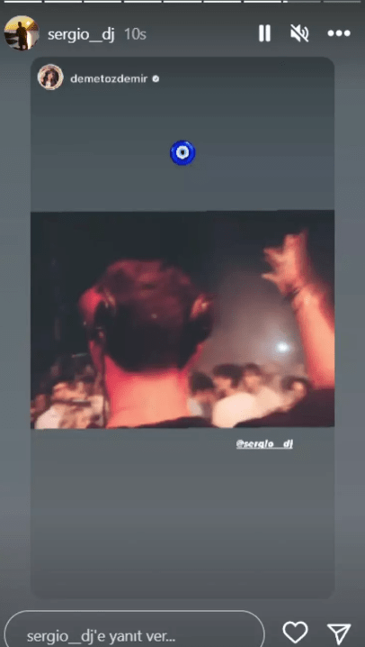 NAZAR BONCUK EMOJİSYLE PAYLAŞTI