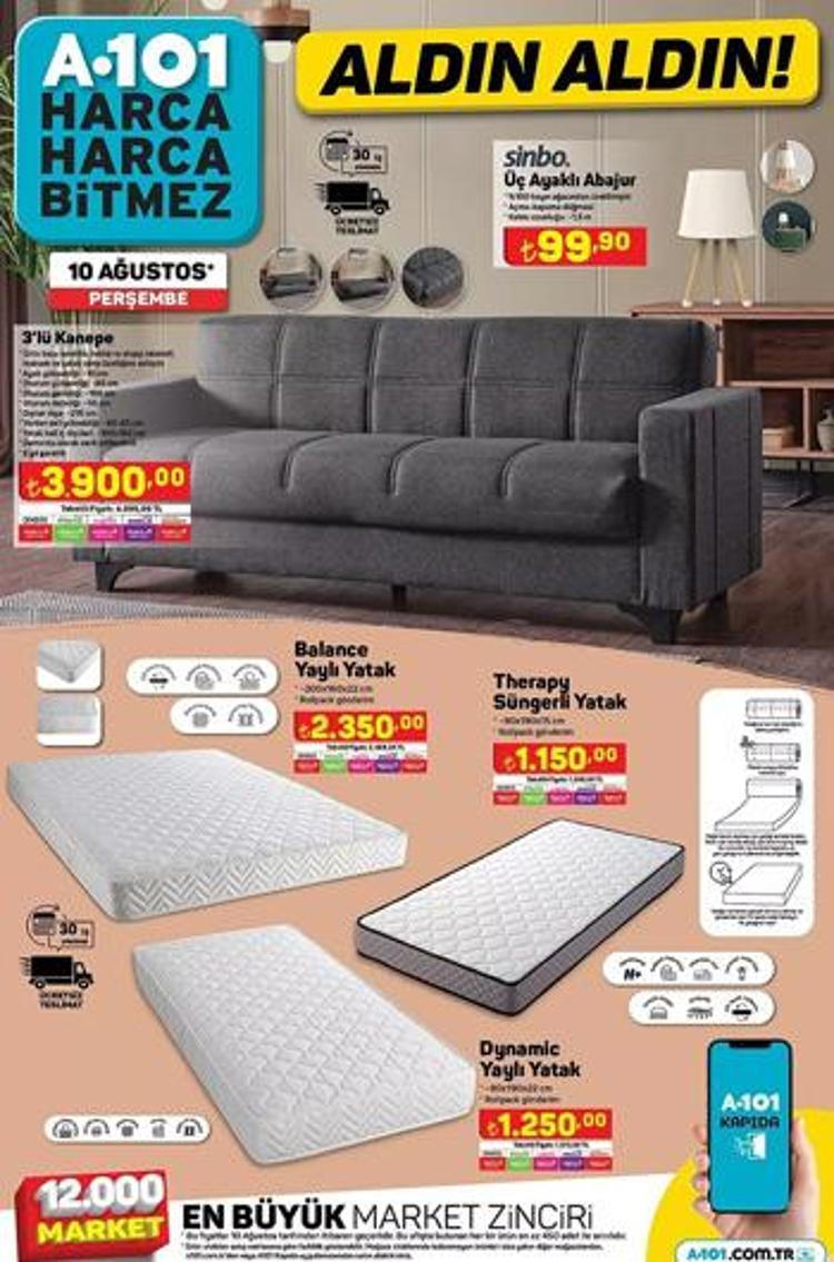 A101 10 AĞUSTOS 2023 KATALOĞU 6. SAYFA